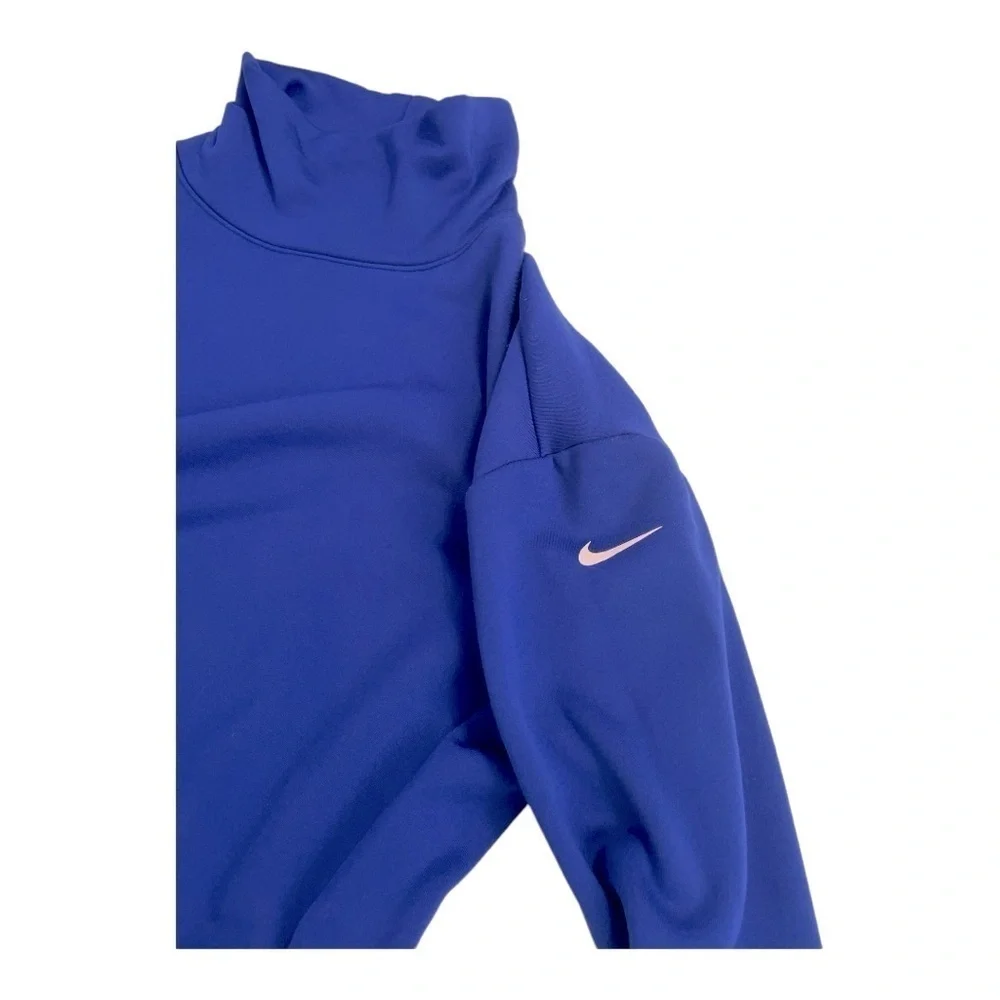 Nike Therma Fleece All Time Mock Neck SD Deep Royal Blue XS